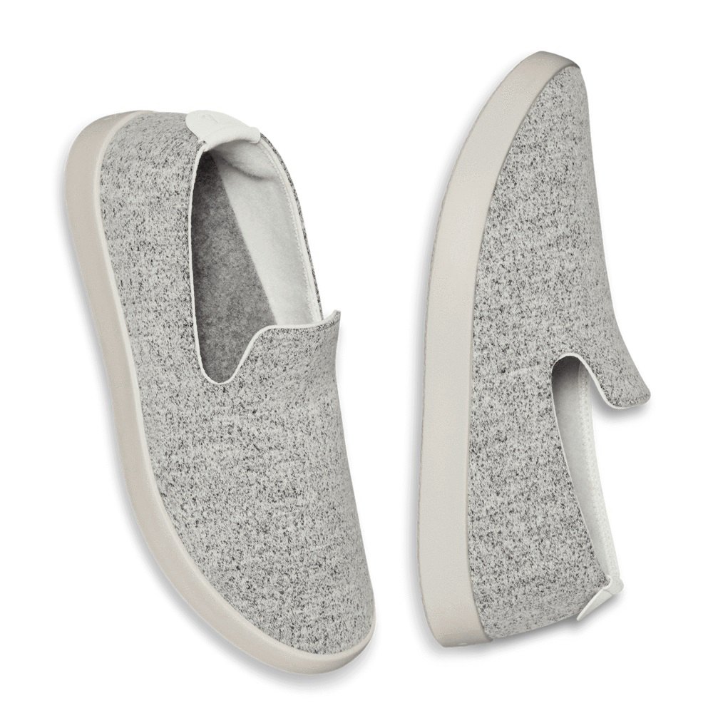 Allbirds Women\'s Slip-Ons Grey - Wool Loungers - 51608CGXD